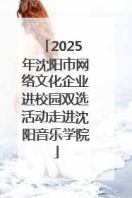 2025年沈阳市网络文化企业进校园双选活动走进沈阳音乐学院