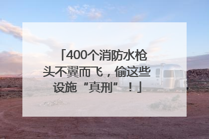 400个消防水枪头不翼而飞，偷这些设施“真刑”！